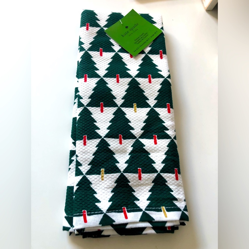 ♠️  Kate Spade set of two cotton kitchen towels